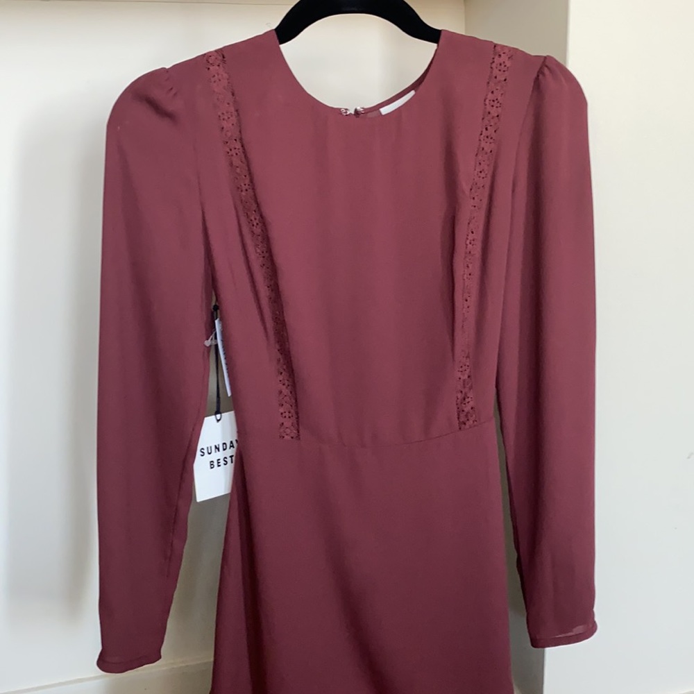 NWT Aritzia Sunday Best Long Sleeve Dress